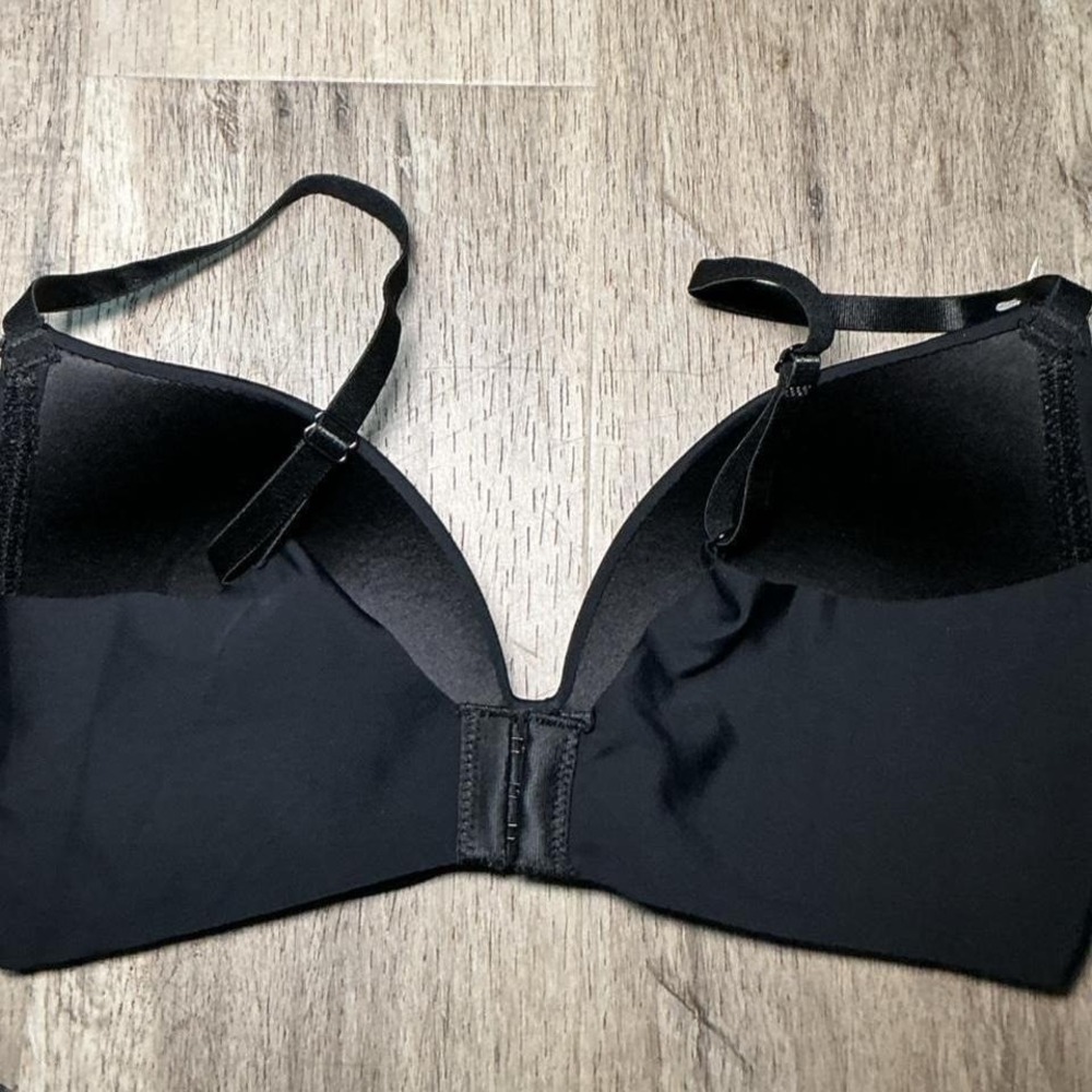 Sophie B Underwire Bra Smooth T-Shirt Style Size 34B Black Everyday - Picture 3 of 5